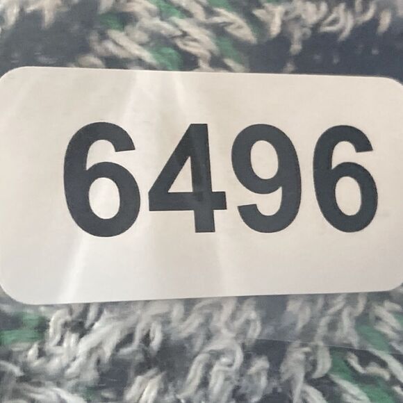 Pendleton Sweater Womens Large Blue Green Chevron Cotton Silk Cardigan - Picture 8 of 8